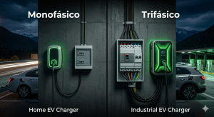 Lee más sobre el artículo Cargador de auto eléctrico trifásico vs monofásico: diferencias y cuál instalar