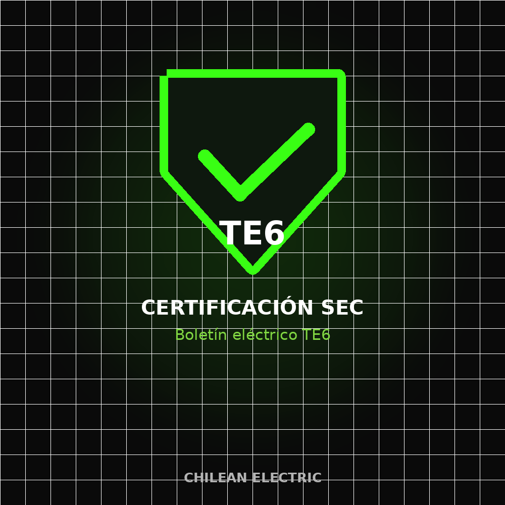 Certificación SEC TE6 - Chilean Electric